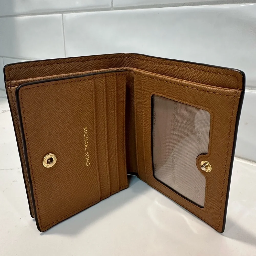 Michael Kors Tan Leather Card Holder
